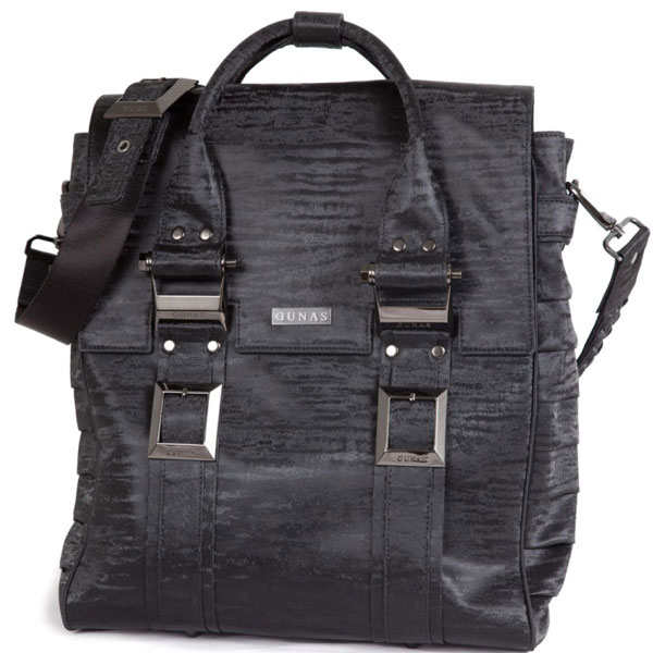 Gunas - Sac cuir vegan New-York noir