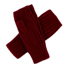 Mitaines longues rouge en Alpaga