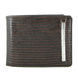 Portefeuille Tellier reptile marron