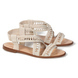 Sandales Mahia - Cuir tann&eacute; v&eacute;g&eacute;tal blanc soldes