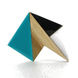 Broche Mosa&iuml;que Turquoise