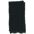Echarpe l&eacute;g&egrave;re Flor noire en Cashlama