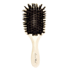 Brosse plate detox en h&ecirc;tre & poils de sanglier