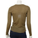 Pull col V Constellation en cachemire poussi&egrave;re d'&eacute;toile