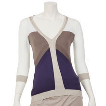 Pull Graphic col V taupe