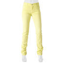 Jeans Regular taille mi-haute "18h" jaune Citron