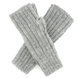 Mitaines longues gris clair en Alpaga
