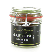 Violette - Confiserie de fleur de violette cristallis&eacute;e