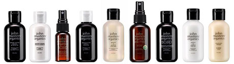Petit format de flacon de shampoing John Masters Organics