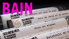 Offrir en cadeau des sels, une huile de bain bio