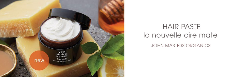 Exclusivité : la pâte coiffante effet mat bio de John Masters Organics