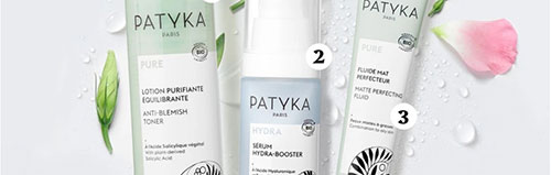 Une routine beauté adaptée à votre état de peau avec la marque bio Patyka
