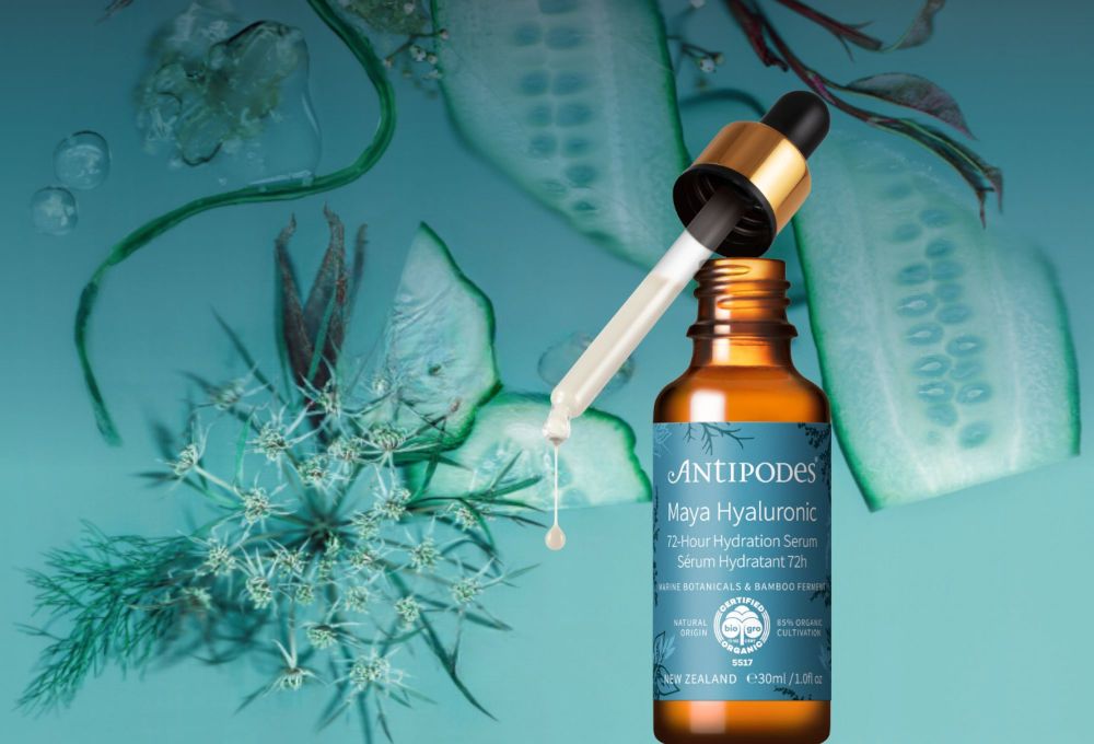 Le nouveau sérum hydratant visage : Maya Hyaluronic d'Antipodes