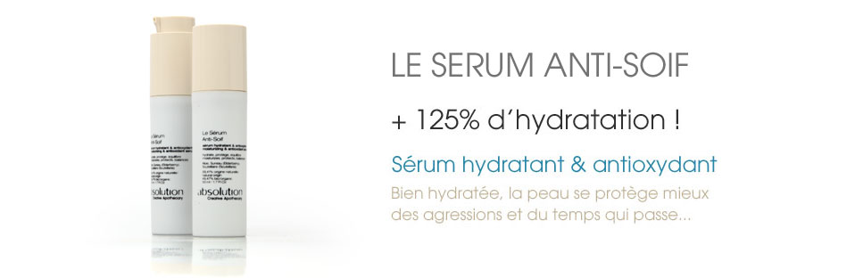 Nouveau : un sérum « anti-soif » pour peau ultra-sèche