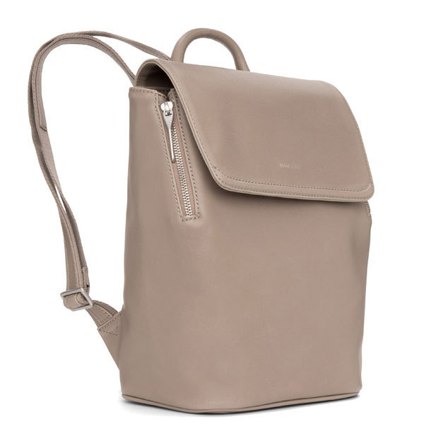 cherry print backpack