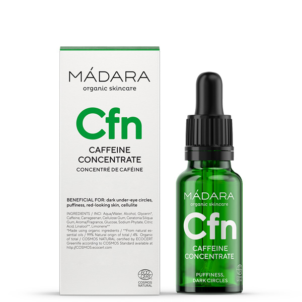 Concentr de cafine naturelle anti poches et signes de fatigue Custom  Actives Cfn - Madara