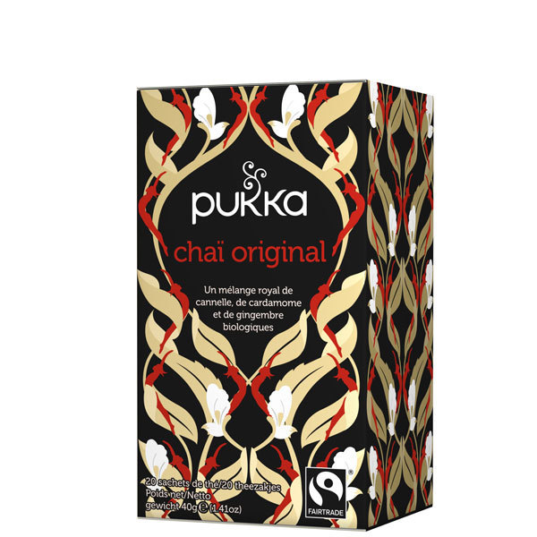 Original Chai, Thé noir bio aux épices Pukka