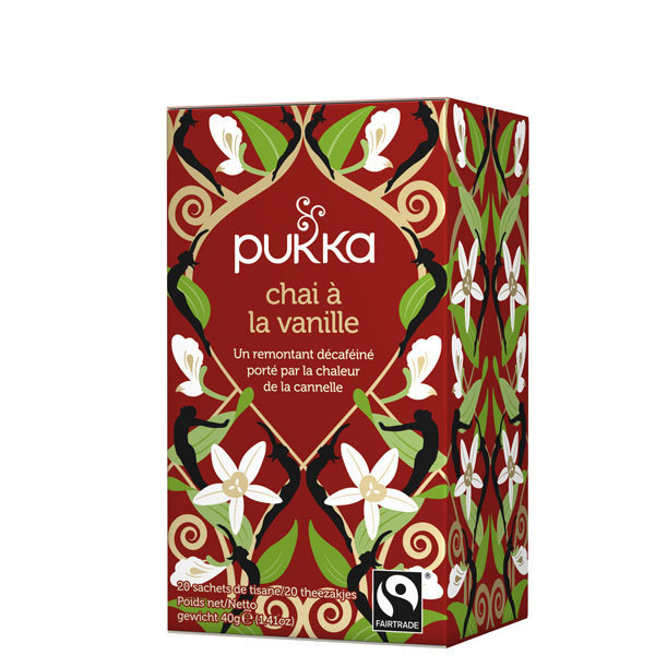 Infusion bio à l'hibiscus Womankind de Pukka