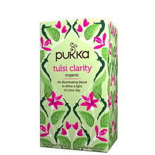 Tisane Tulsi Clarity - Moral & réconfort Pukka - Clarté Tulsi - Tisane réconfortante bio au tulsi
