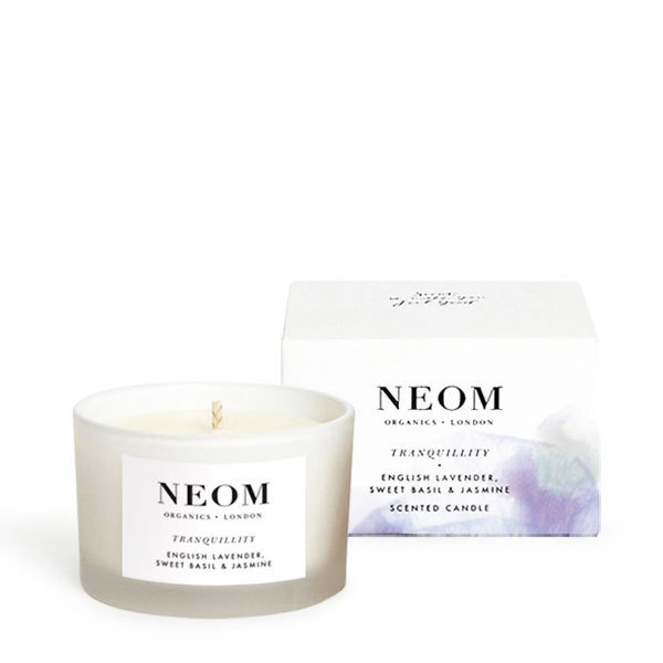 Neom Luxury Organics - Bougie parfumée bio Tranquility - Lavande, basilic & jasmin