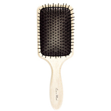 Less is More - Brosse à cheveux plate universelle (hêtre & nylon)