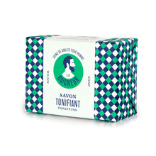 Le savon Tonifiant Le Baigneur - Savon bio tonifiant à l'huile de cameline et au charbon actif
