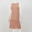 Muskhane - Robe débardeur en cachemire rose