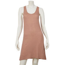 Robe en cachemire rose Muskhane - Robe débardeur en cachemire rose