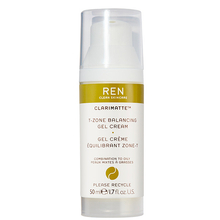 REN - Clarimatte Gel crème régulateur zone-T pour peau mixte