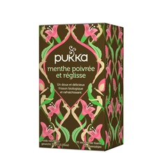 Pukka - Peppermint & Licorice - Tisane bio de réglisse et menthe