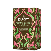 Tisane Peppermint & Licorice - Délicieusement rafraîchissant Pukka - Peppermint & Licorice - Tisane bio de réglisse et menthe