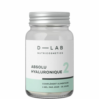 Absolu Hyaluronique - Comblement rides & ridules D-Lab - Complément alimentaire anti-âge 100% naturel Absolu Hyaluronique