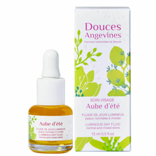 Aube d'été - Fluide de jour lumineux Douces Angevines - Fluide cosmétique bio pour peau mixte AUBE D'ETE