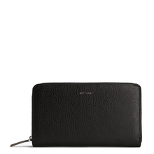 Portefeuille Central - Noir Matt & Nat - Portefeuille Central en cuir vegan noir
