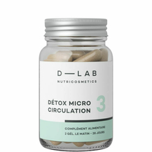 Détox Microcirculation - Teint terne & signes de fatigue D-Lab - Complément alimentaire Détox Microcirculation