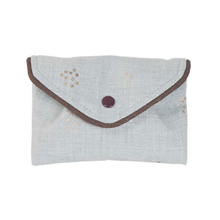 Porte cartes Iris - Gris étoilé La Vie devant Soie - Pochette Iris - Gris étoilé