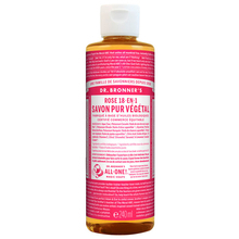 Savon liquide 18-en-1 Rose Dr. Bronner - Savon liquide naturel Rose