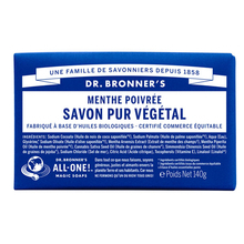 Pain de savon Menthe poivrée Dr. Bronner - Pain de savon Menthe poivrée