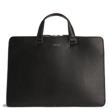 Sacoche David - Noir Matt & Nat - Sacoche David - Cuir vegan noir