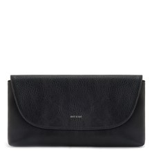 Matt & Nat - Pochette Charlotte en cuir vegan noir