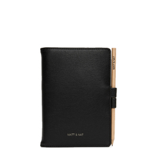 Matt & Nat - Etui carnet Magistral SM en cuir vegan noir