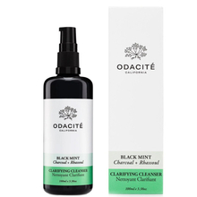 Nettoyant Black Mint - Gel purifiant Charbon actif + Rhassoul Odacité - Gel purifiant bio Black mint cleanser