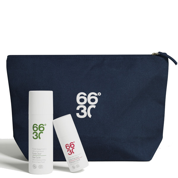 66°30 - Coffret cadeau soins bio Pack Jour anti-âge pour homme