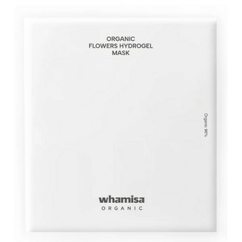 Masque hydrogel Fleurs & Aloe vera - Éclat Whamisa - Masque hydrogel bio Fleurs & Aloe vera