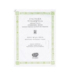Masque hydrogel Fruits & Aloe vera - Hydratation Whamisa - Masque hydrogel bio Fruits & Aloe vera