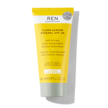 Protection solaire matifiante visage SPF30 REN - Protection solaire matifiante visage SPF30