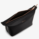 Matt & Nat - Trousse de toilette Abbi Mini en simili cuir vegan noir