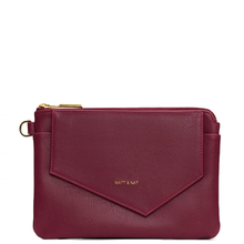 Matt & Nat - Pochette Nia en cuir vegan Garnet