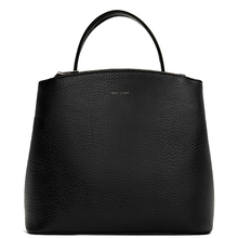 Matt & Nat - Sac à main Rees en simili cuir vegan noir