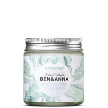 Sensitive - Dentifrice naturel pour dents sensibles Ben & Anna - Dentifrice naturel en pot Sensitive